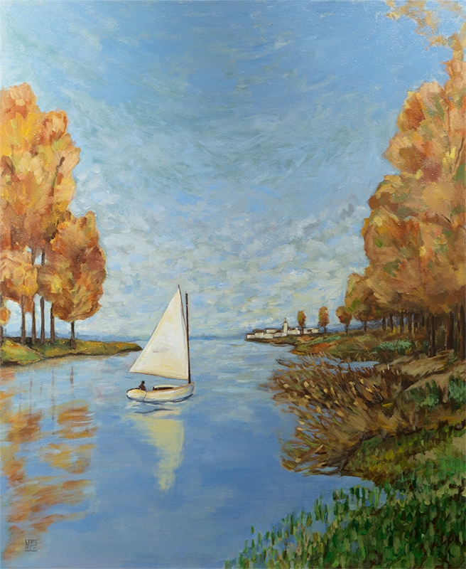 Monet Inspiration by artist Melissa Wen Mitchell